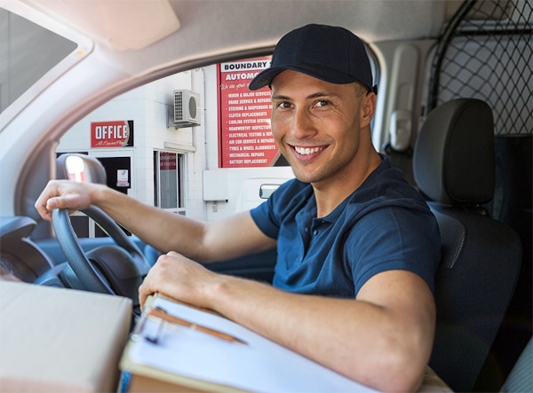 Delivery van driver has Fleet Vehicle Servicing & logbook maintenance at Boundary Street Automotive in Townsville
